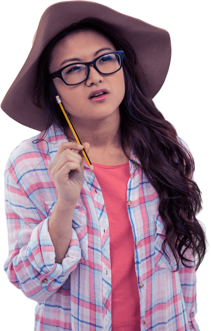 Contemplative Woman in Vigorous Discussion on Ideas Displaying Analytic Thought