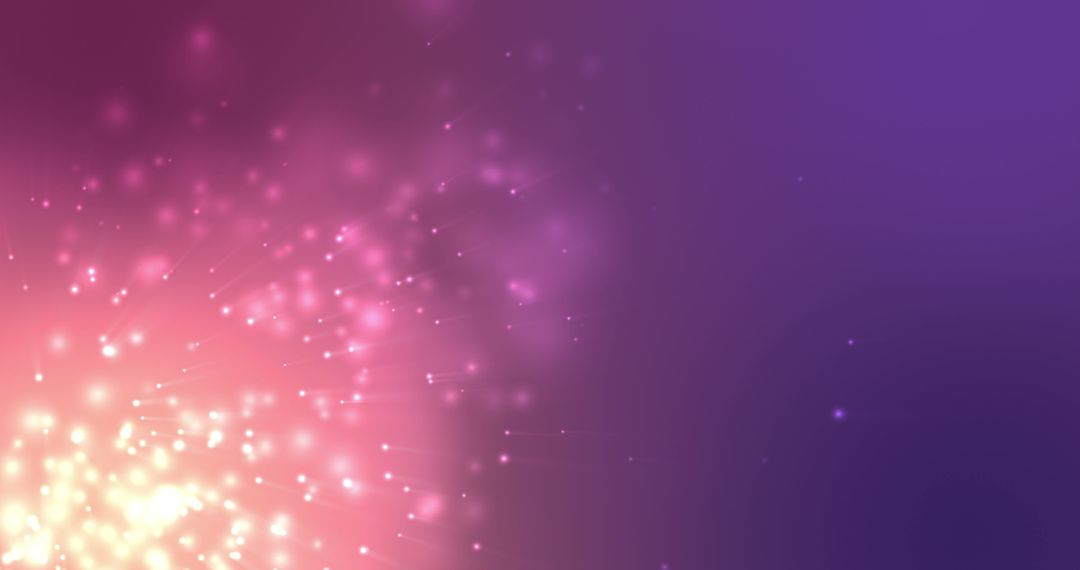 Abstract Bokeh Light Effects on Purple Background