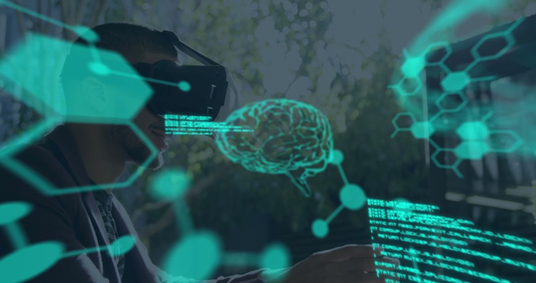 Tech Innovation Virtual Reality Data Concepts