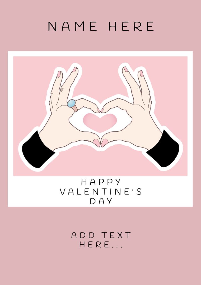 Hands Forming Heart Shape, Embracing Love and Connection