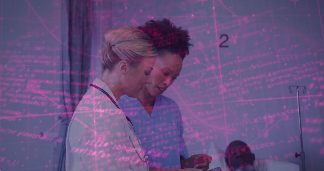 Digital Technology in Healthcare: Doctors Using Tablet in Hospital