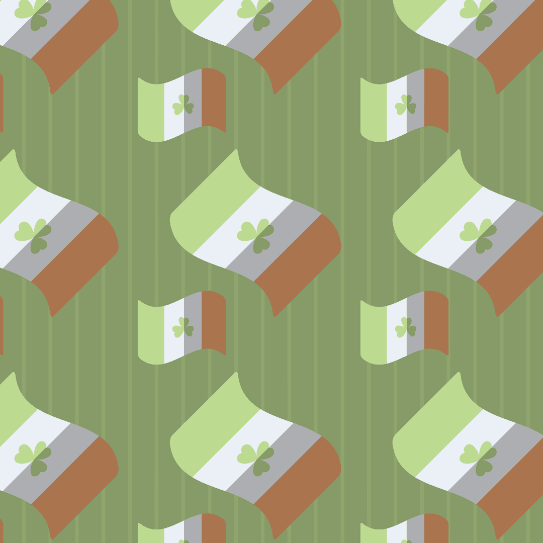Seamless Clover Flags Pattern on Transparent Background - Download Free Stock Images Pikwizard.com