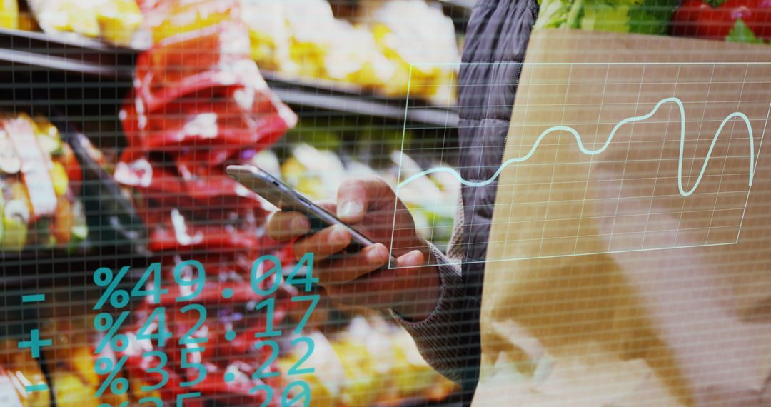 Digital Shopping Experience with Data Analytics in Grocery Store