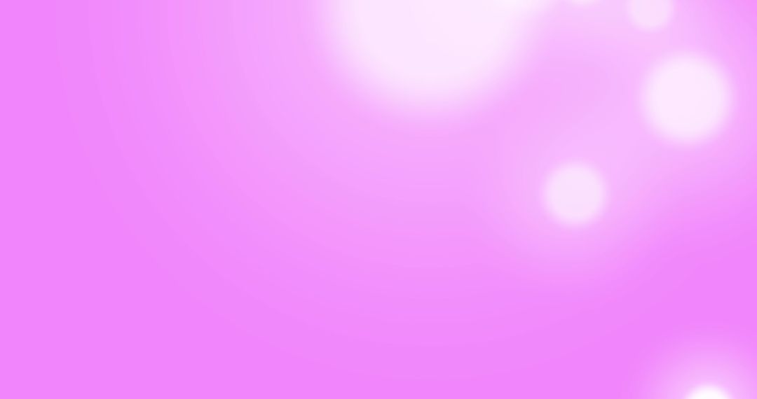 Ethereal light orbs on soft purple background