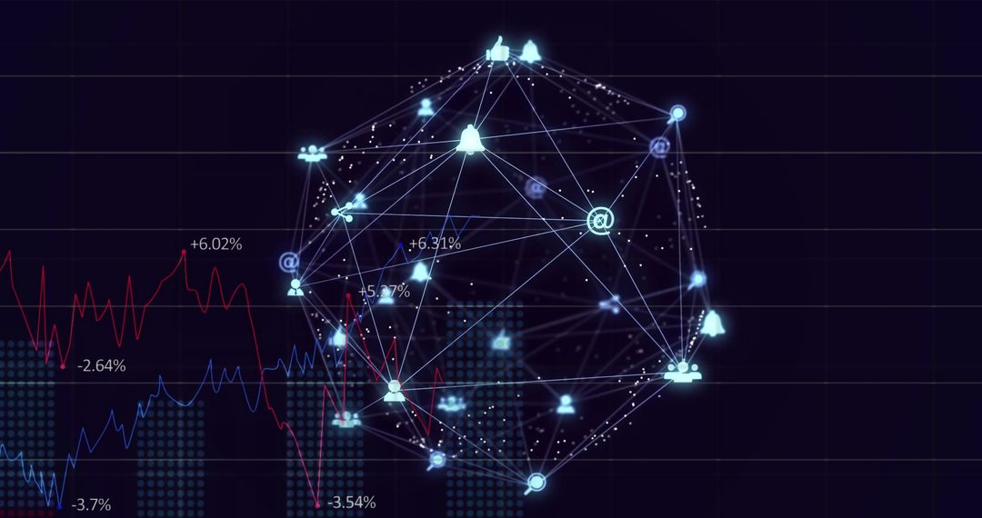 Digital Network Web of Connections with Data Integration