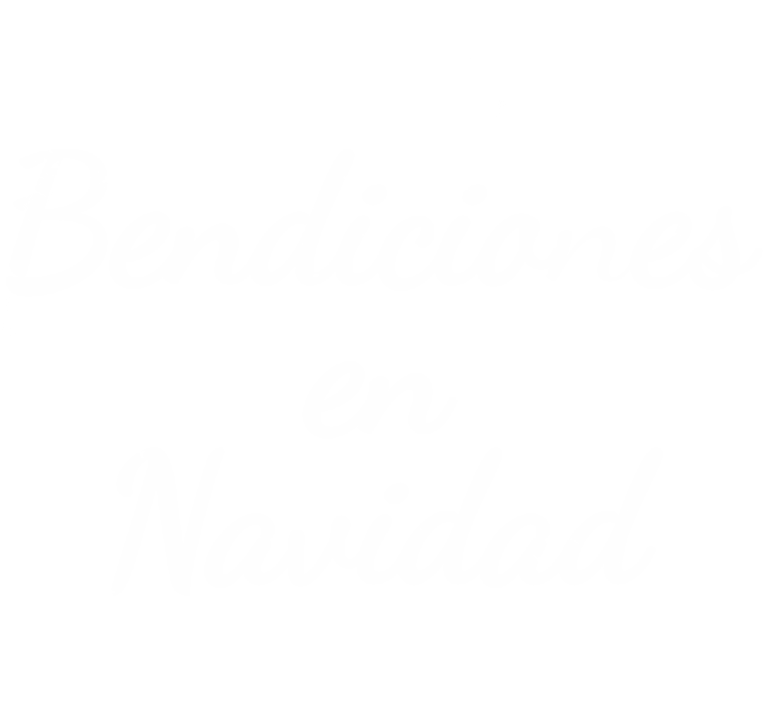 Festive Blessings Navidad Transparent Overlay Design