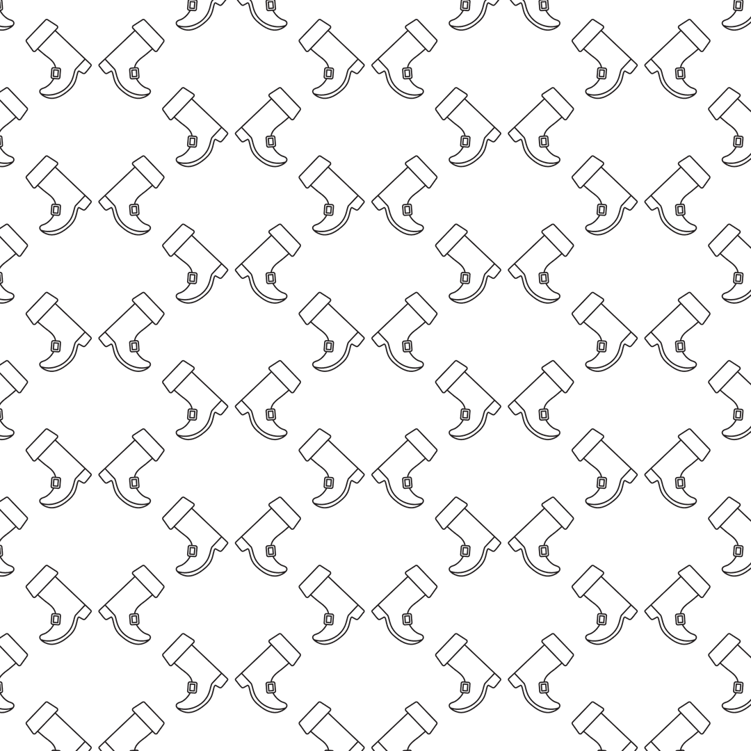 Seamless Shoe Pattern Transparent Background Vector