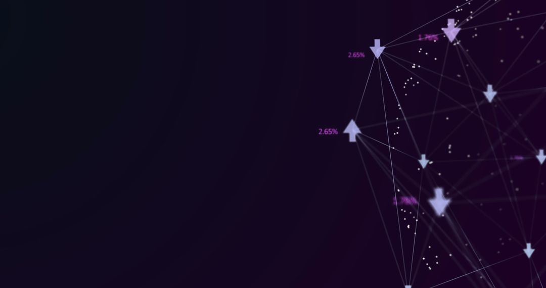 Abstract Data Network with Arrows and Statistics - Free Images, Stock Photos and Pictures on Pikwizard.com