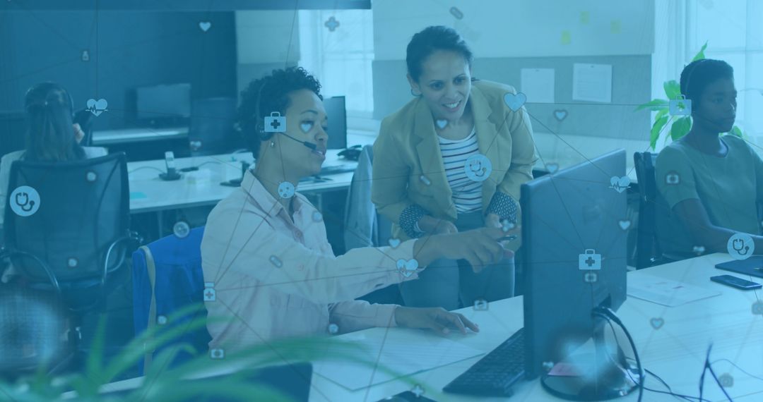 Digital Network and Collaboration in Modern Workspace