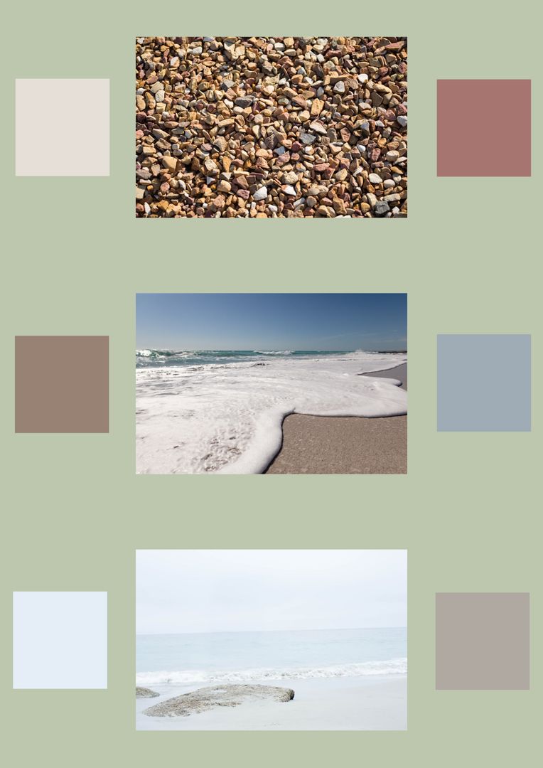 Tranquil Beach Vistas with Peaceful Color Palette for Wellness