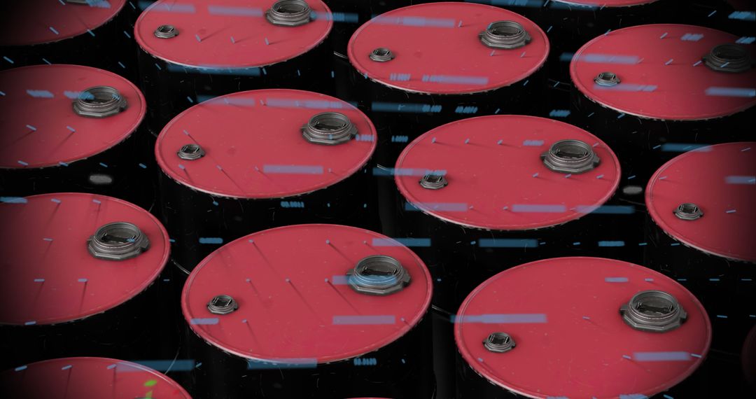 Digital Interface Data Processing Above Industrial Barrels