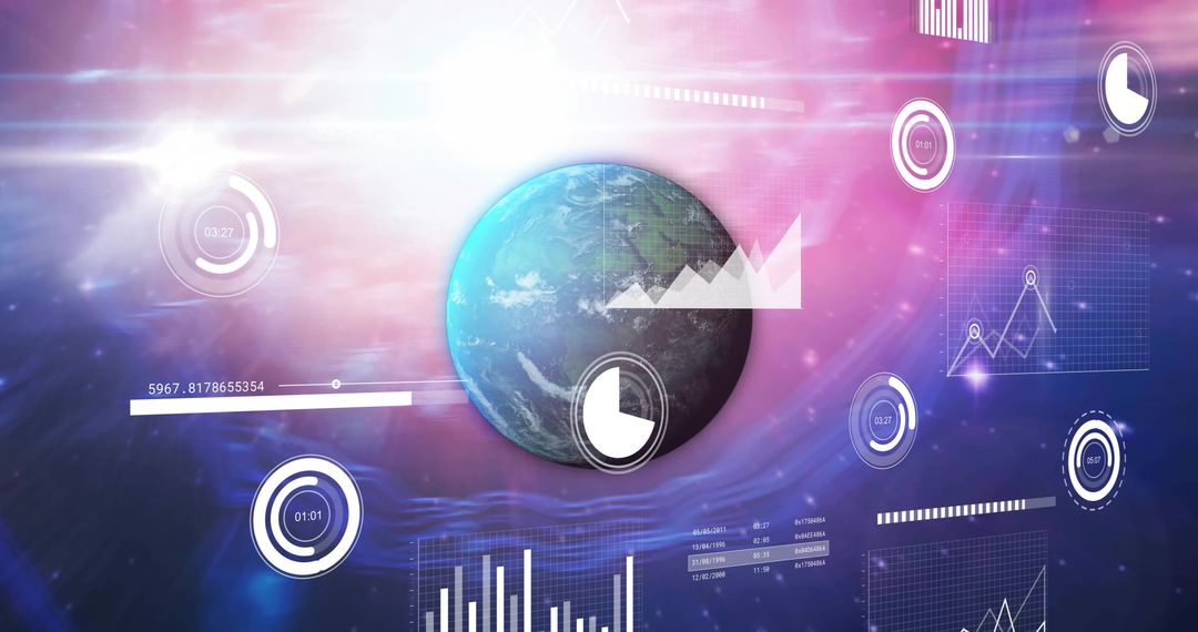 Global Data Processing and Statistics Graphs