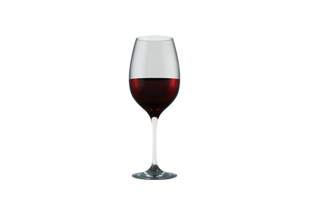 Glass of Red Wine Transparent Background Isolated Vector Illustration - Download Free Stock Images Pikwizard.com