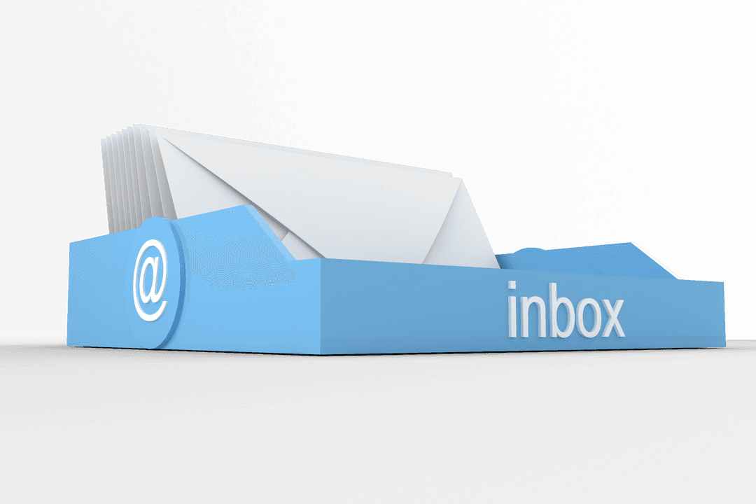 Transparent Digital Inbox Tray Holding Emails and Documentation - Download Free Stock Images Pikwizard.com