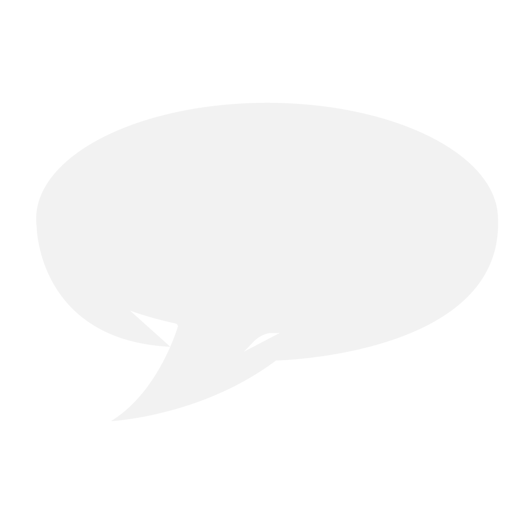 White text bubble on transparent background for digital communication