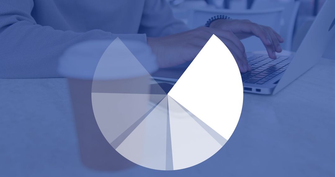 Conceptual Digital Illustration of Business Data and Technology