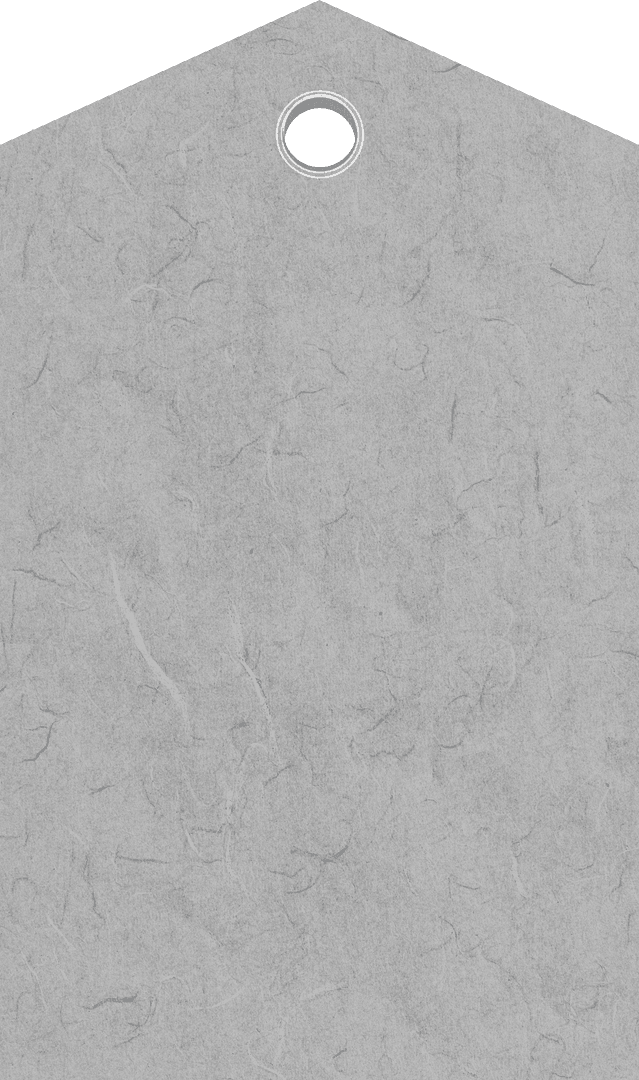 Transparent Paper Tag with Copy Space for Branding or Labeling