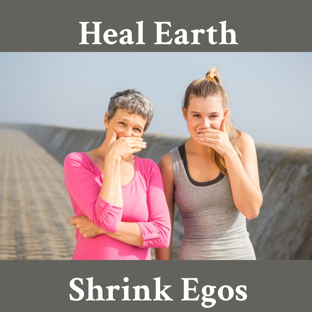 Two Women Promoting Environmental Awareness