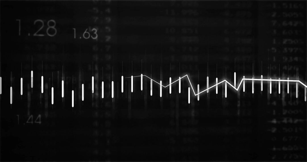 Dynamic Data Visualization with Line and Bar Charts - Free Images, Stock Photos and Pictures on Pikwizard.com