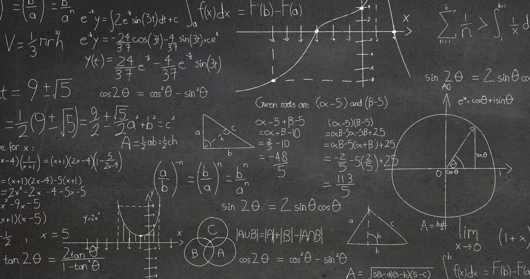 Mathematical Equations Floating Freely in Abstract Space