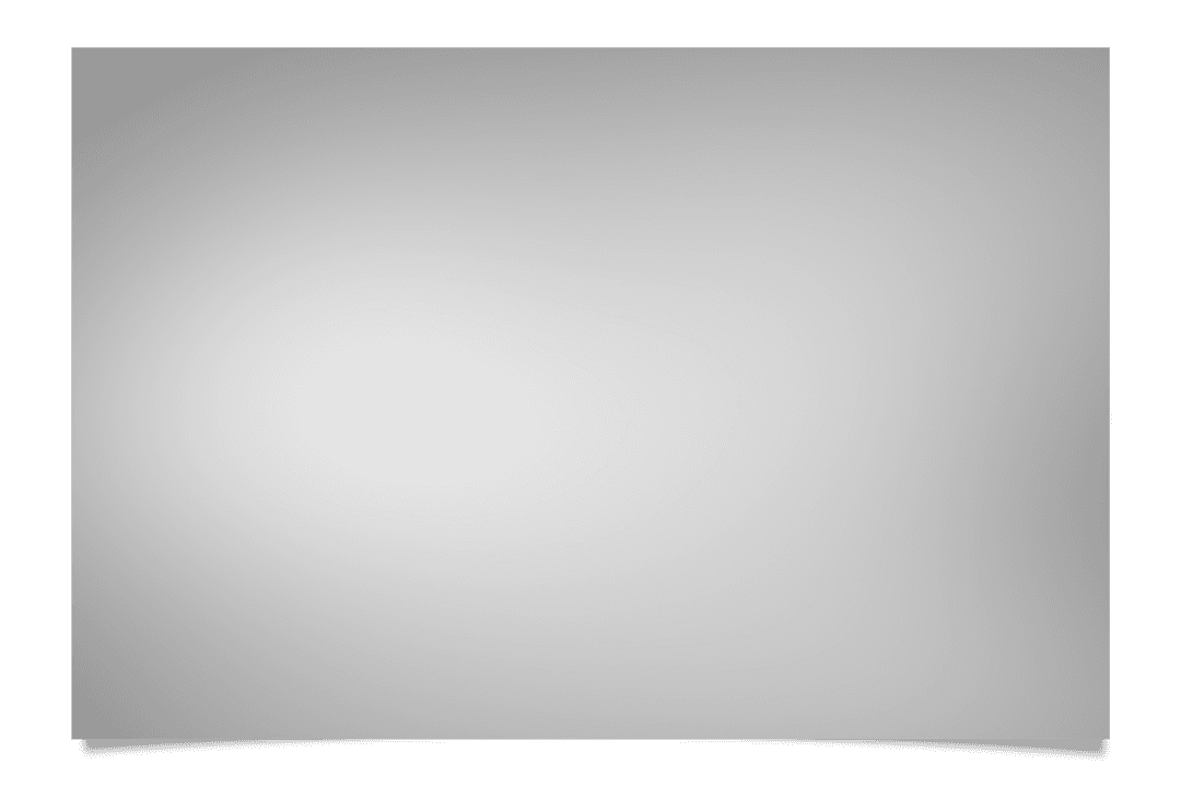 Minimalist White Card on Transparent Background with Copy Space
