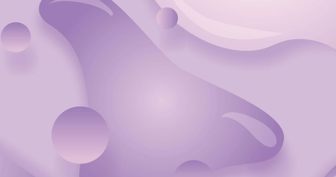 Abstract Purple Shapes and Circles Design Background