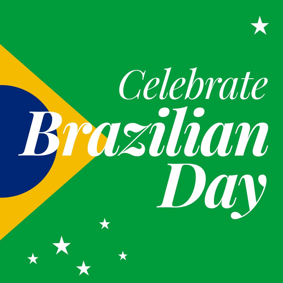 Celebrate Brazilian Day with Vibrant Flag Background