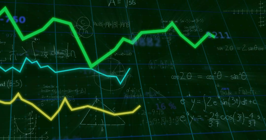 Graph Analysis with Scientific and Mathematical Formulas Overlay