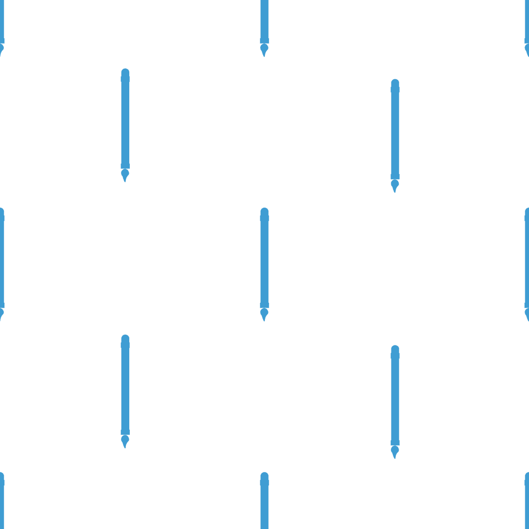 Blue Fountain Pens Vector on Transparent Background