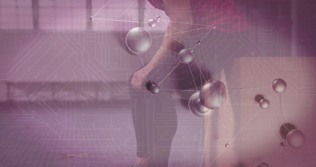 Future of Science: Contemplation in Modern Workspace with Molecular Graphics