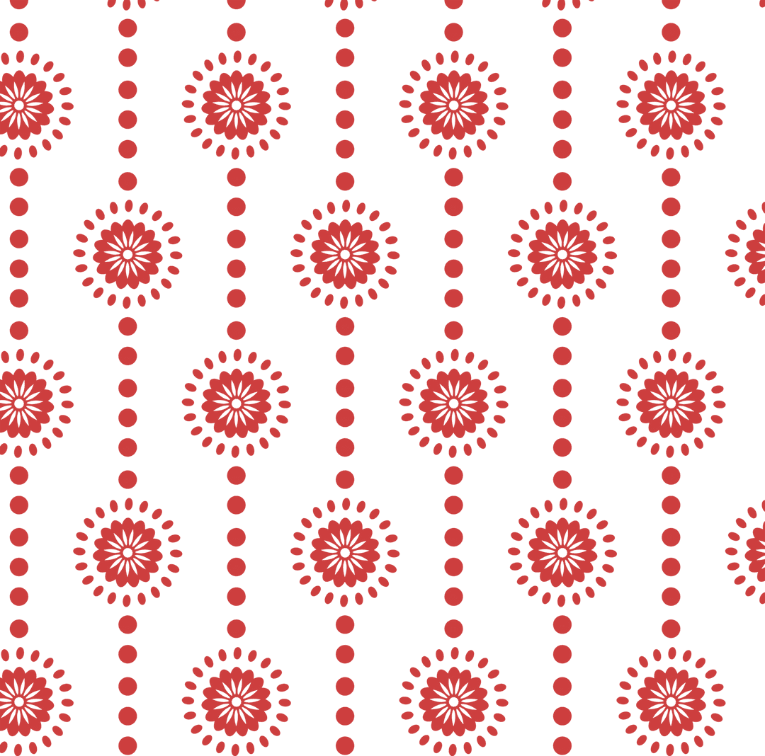 red rosettes and circles pattern on transparent background - Download Free Stock Images Pikwizard.com