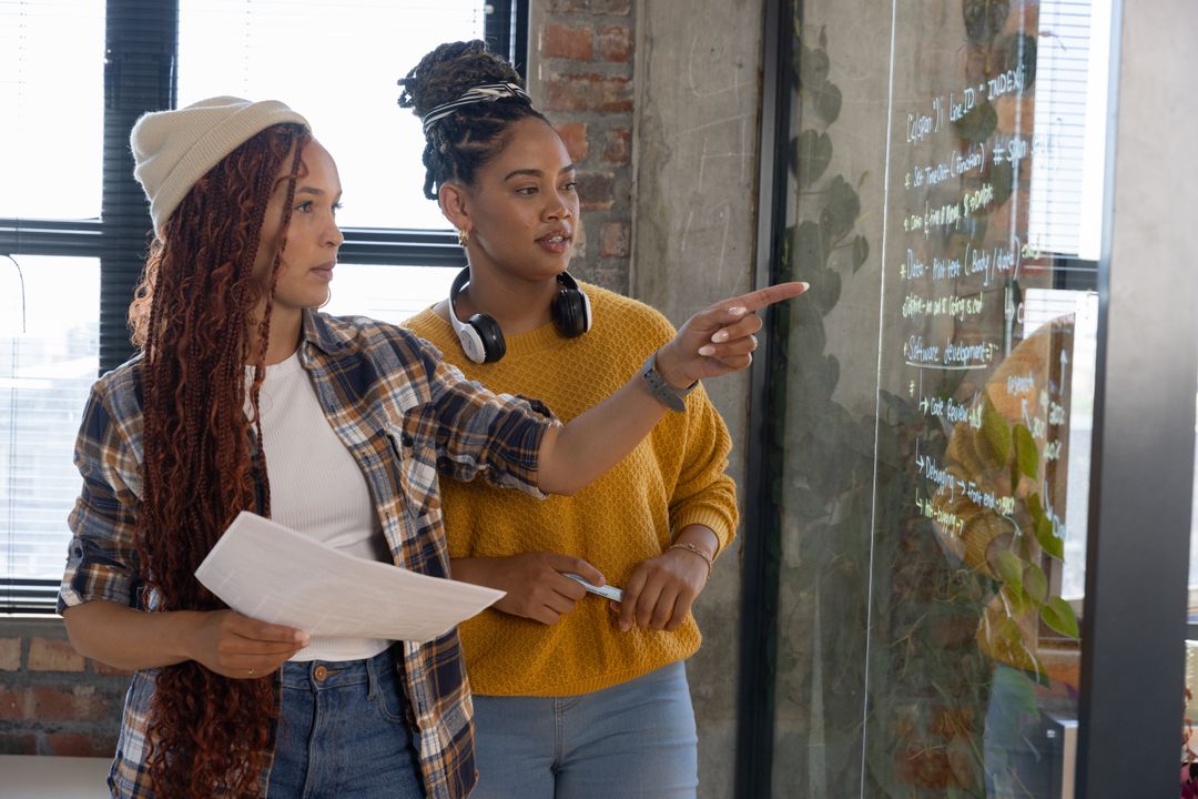 Creative Collaboration and Brainstorming in Modern Office