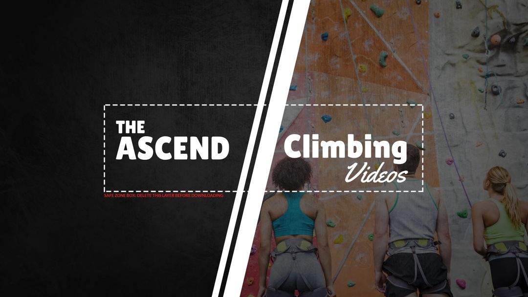 Climbers Preparing on Indoor Rock Wall