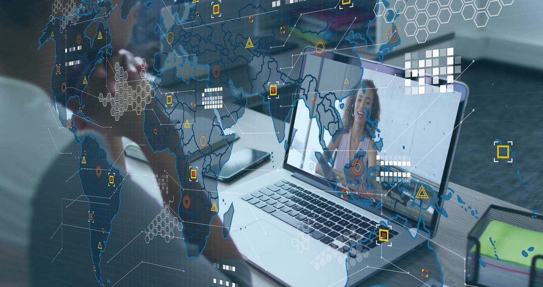 Global Virtual Collaboration and Connectivity in Modern Office Environment