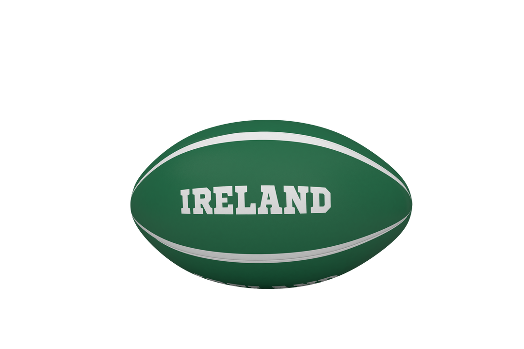 Green Rugby Ball with Ireland Text on Transparent Background vector illustration - Download Free Stock Images Pikwizard.com