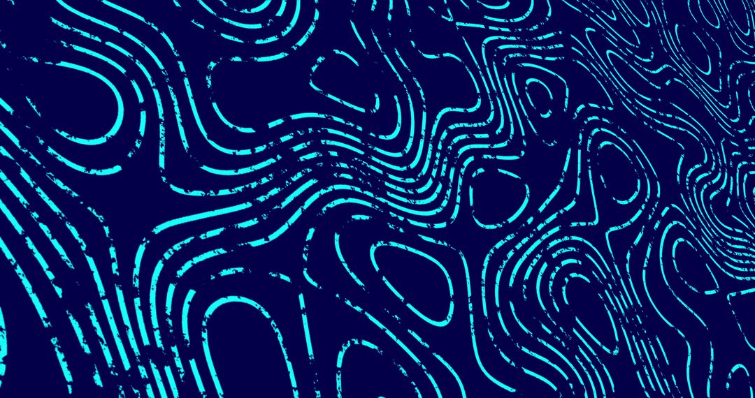 Dynamic Abstract Blue Lines on Seamless Textured Background