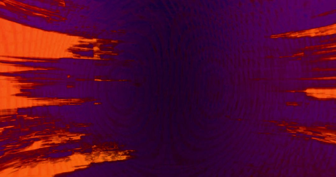 Abstract Light Trails Intersecting Futuristic Purple Surface