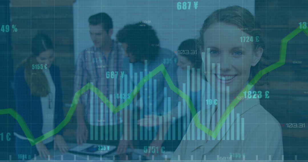 Business Growth Data Leading to Financial Success