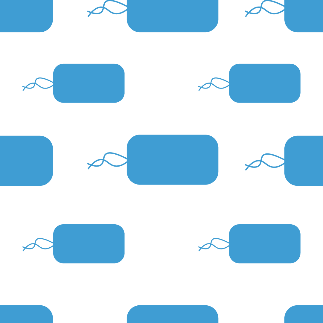 Repeating Blue Underline Pattern on Transparent Background