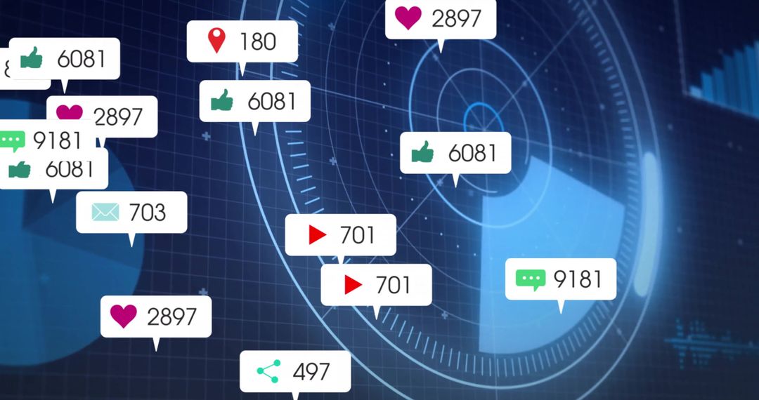 Digital Dashboard with Real-Time Social Media Metrics Analysis