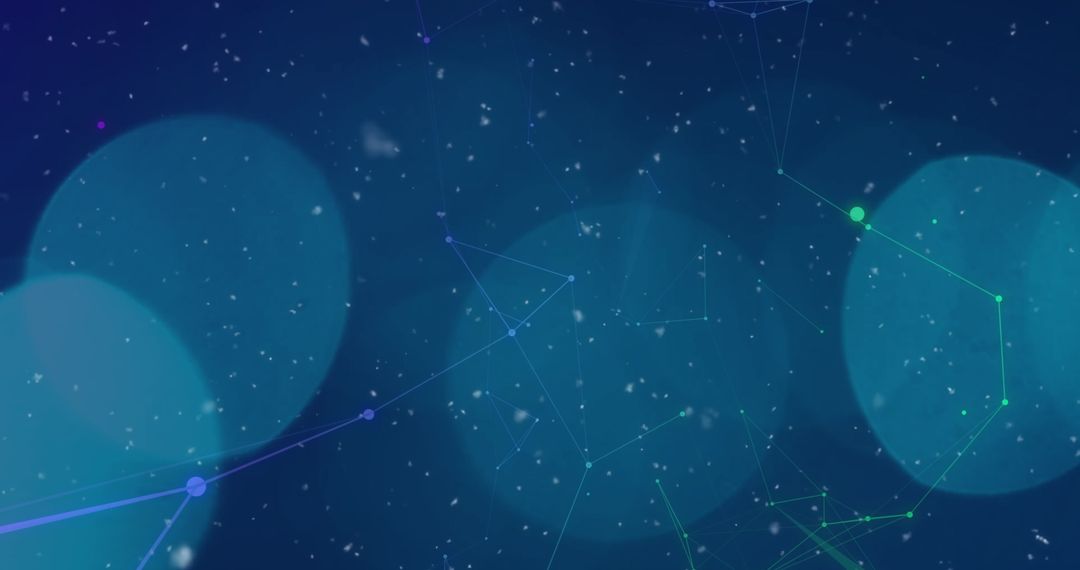 Futuristic Abstract Pattern with Bokeh Effect and Snowfall - Free Images, Stock Photos and Pictures on Pikwizard.com