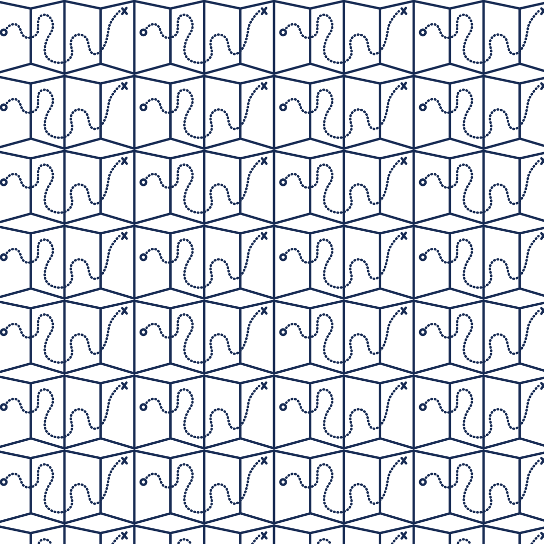 Seamless Blue Map Pattern Illustration on Transparent Background for Travel Design