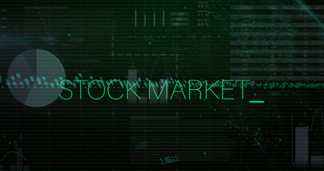 Digital Stock Market Concept with Data Visualization