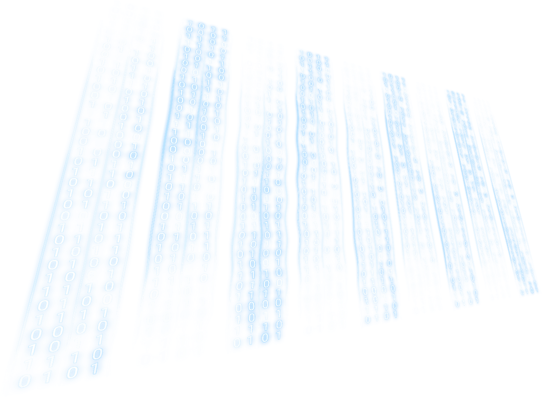 Transparent Binary Code Stream in Digital Display - Download Free Stock Images Pikwizard.com