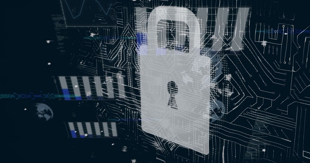 Digital Padlock Security with Circuitry and Data Technology