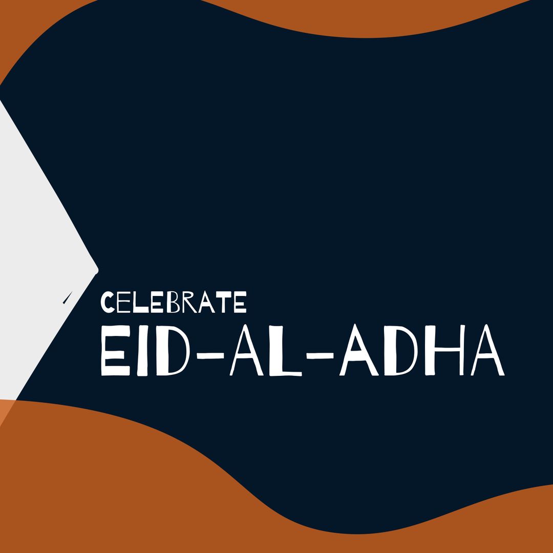 Eid al-Adha Celebration Abstract Design Banner