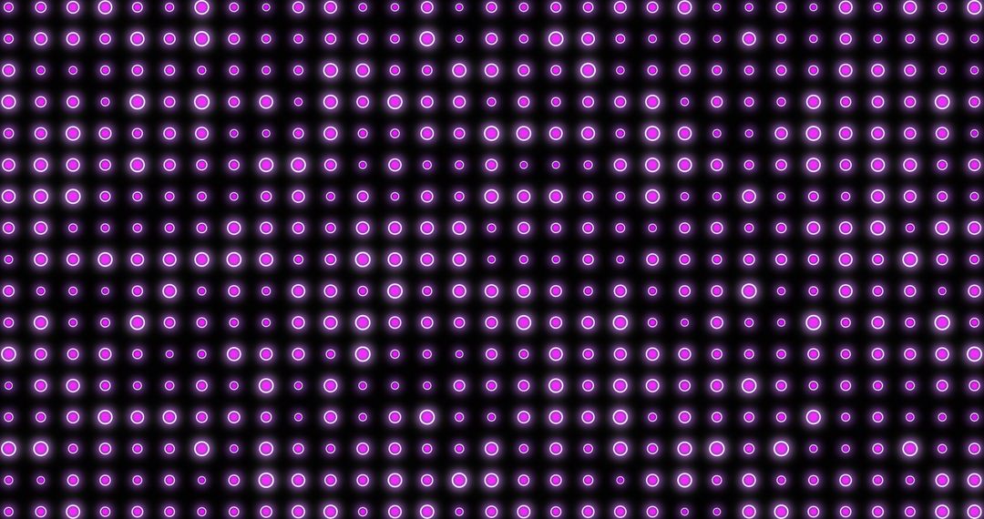 Vibrant Violet Dot Pattern on Black Background
