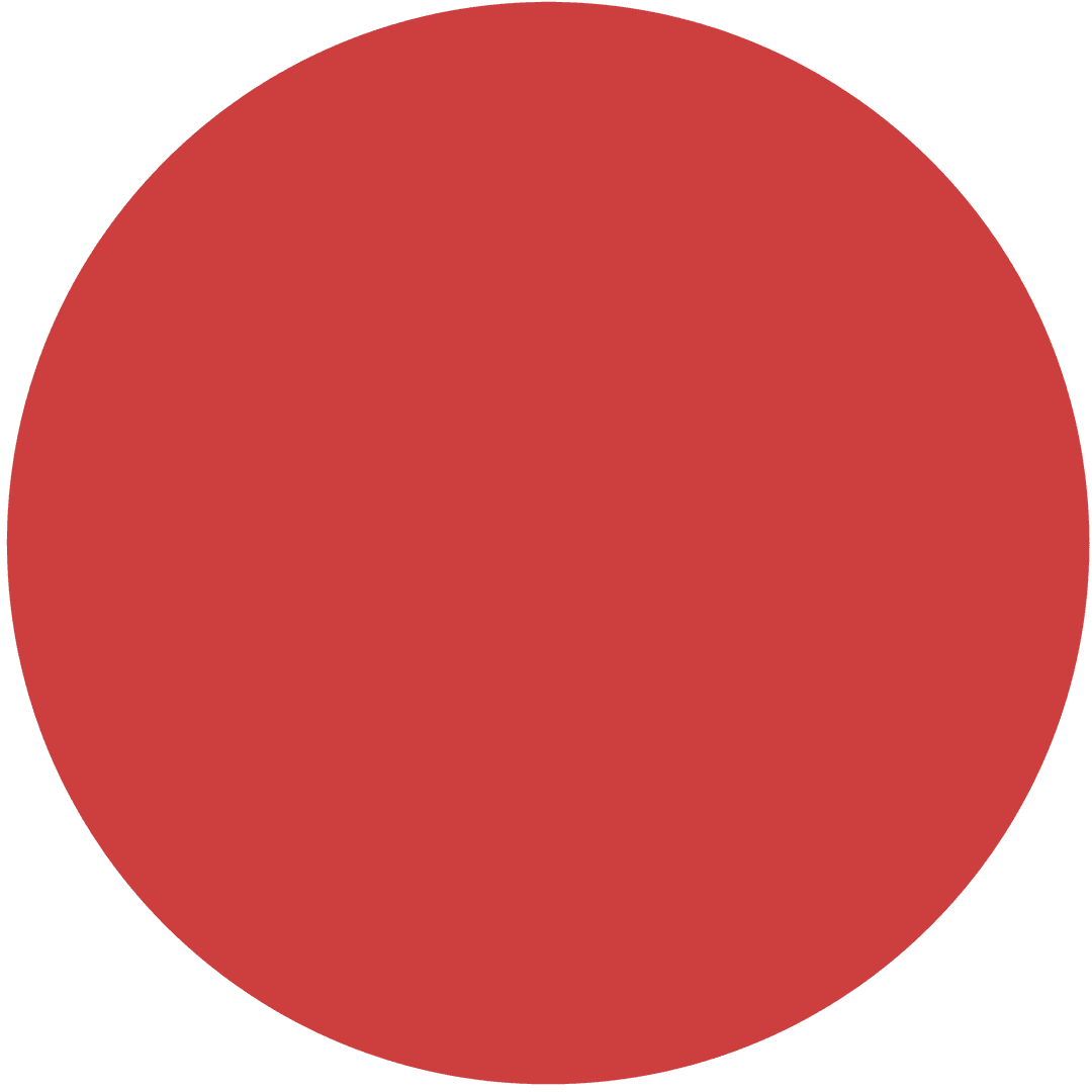 Red Circle Isolated on Transparent Background for Graphic Design