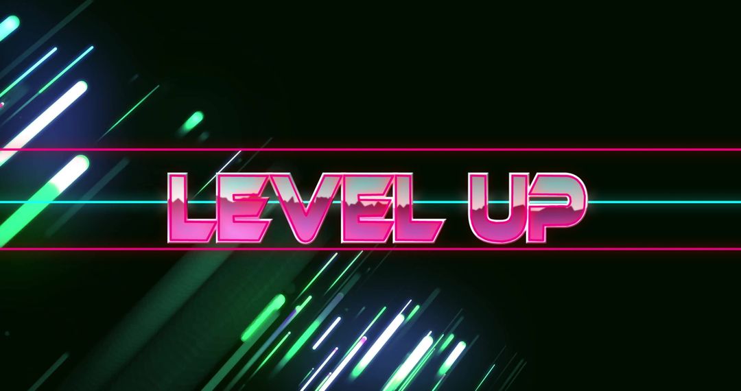 Glowing Neon Text with Futuristic Cyberpunk Aesthetics