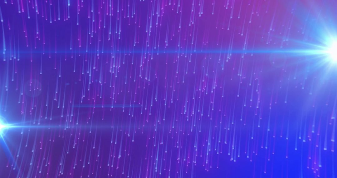 Futuristic Blue Light Trails with Digital Abstract Design